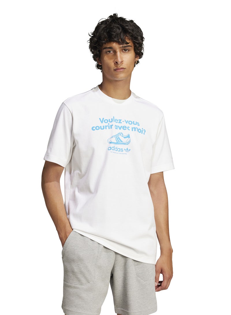 اديداس اوريجينالز تيشيرت برسومات - Image 1