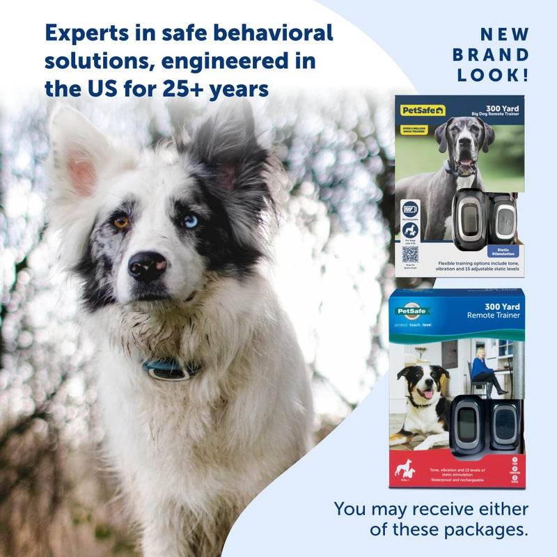PetSafe 300 Yard Remote Training Collar â€“ Choose from Tone, Vibration, or 15 Levels of Static Stimulation â€“ Medium Range Option for Training Off Leash Dogs â€“ Waterproof and Durable â€“ Rechargeable - Image 2