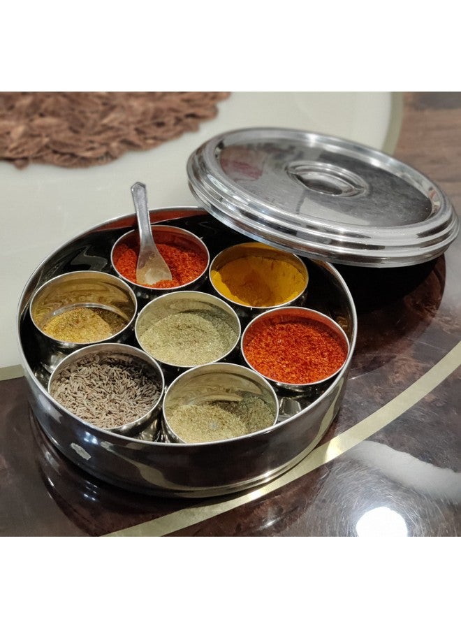 Parage 12 Pieces Stainless Steel Small Spoons for Container/Spice Jars | Masala Spoons | Small Spoon for Spices | Spoon Set | 12 mini | Length 9 cm | Silver - Image 3