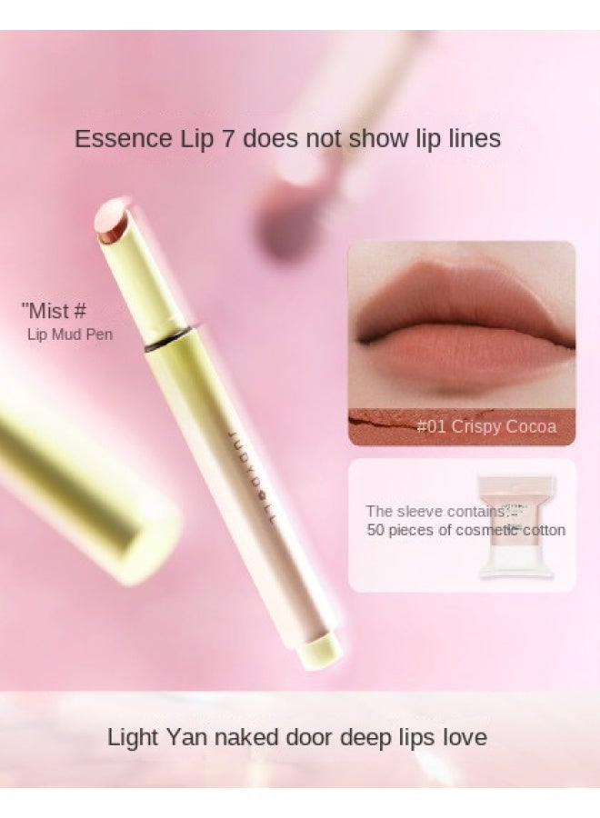 Lip Mousse Stick Lip Gloss, Long-lasting Non-smudge Transfer-proof Lipstick With Hydrating Moisturizing Effect, High-end Velvet Matte Finish - Image 1