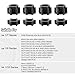 GLOBACT MX38 Tires FR 38in MT Tires 17mm Hex RC Tires for ARRMA KRATON Notorious Outcast 6S EREVO Summit TEKNO MT410 17 18 110 RC Truck Car 4PCS Black - Image 4