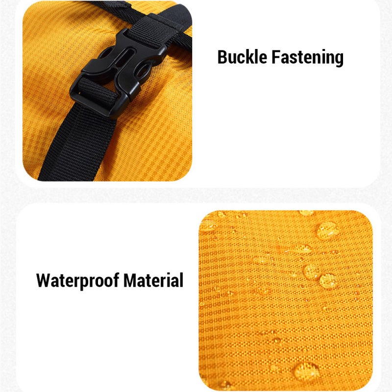 Luckstone Climbing Quickdraw Hanging Bag: 420D Oxford Waterproof Durable Lightweight Foldable - Multi-Compartment Climbing Gear Organizer for Rock Climbing Outdoor Adventures - Image 3