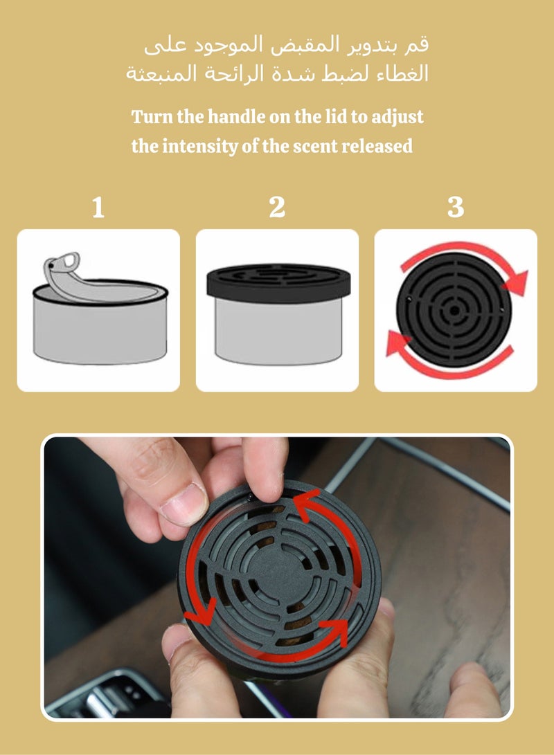 MITOYO Air Freshener - Black Ice - Odor Eliminator - Solid Wood Block Aromatherapy - Contains Essential Oil Ingredients - Scent Freshener - For Closet, Bathroom, Car, Living Room, Office, Pet Area  - Image 3