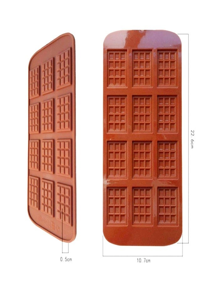 Kosh Small Cadbury Chocolate Mold -Perfect Small Thin Flexible Multicolor Silicone Ice Cube Candy Soap Jelly Chocolate Making Mould for Gift (Cadbury Small) - Image 5