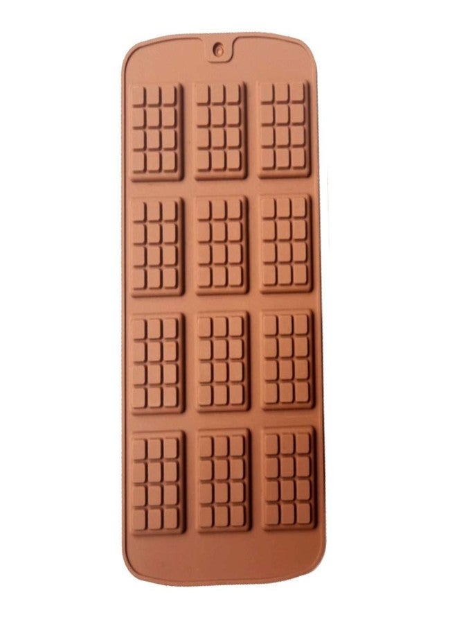 Kosh Small Cadbury Chocolate Mold -Perfect Small Thin Flexible Multicolor Silicone Ice Cube Candy Soap Jelly Chocolate Making Mould for Gift (Cadbury Small) - Image 1