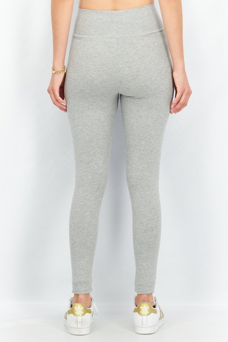 adidas Originals Women Tight Fit High Rise Essential Training Tights, Grey - Image 2