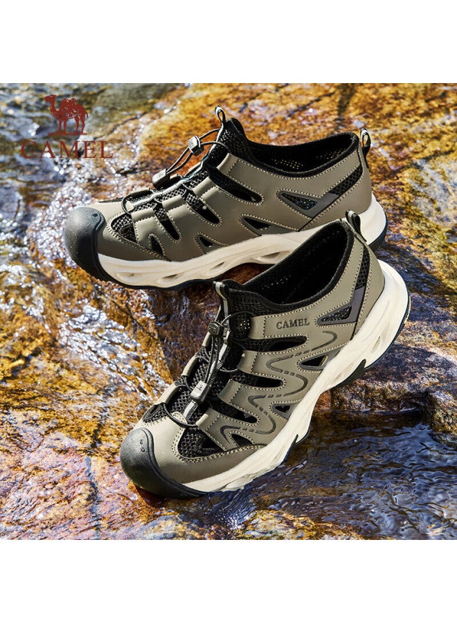 camel Camel Outdoor Breathable Toe Cap Water Shoes For Men G15m307018 Green/black Size 40 - Image 2