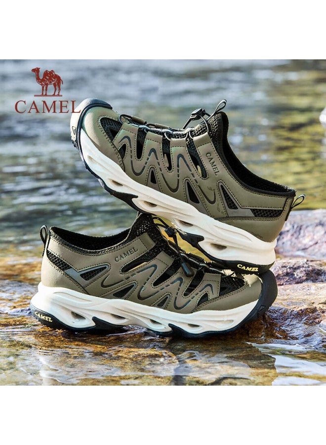 camel Camel Outdoor Breathable Toe Cap Water Shoes For Men G15m307018 Green/black Size 40 - Image 3