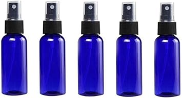 ericotry 30ml 1oz Portable Refillable Blue Plastic Fine Mist Essential Oil Perfume Make up Empty Spray Sprayer Bottle Cosmetic Containers Travel Spray Bottles Pump 6Pcs - Image 1