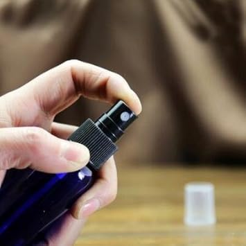 ericotry 30ml 1oz Portable Refillable Blue Plastic Fine Mist Essential Oil Perfume Make up Empty Spray Sprayer Bottle Cosmetic Containers Travel Spray Bottles Pump 6Pcs - Image 3