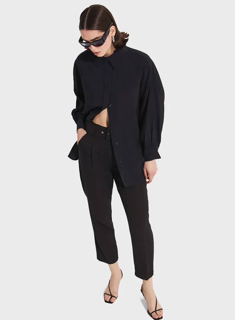 جون High Waist Pants