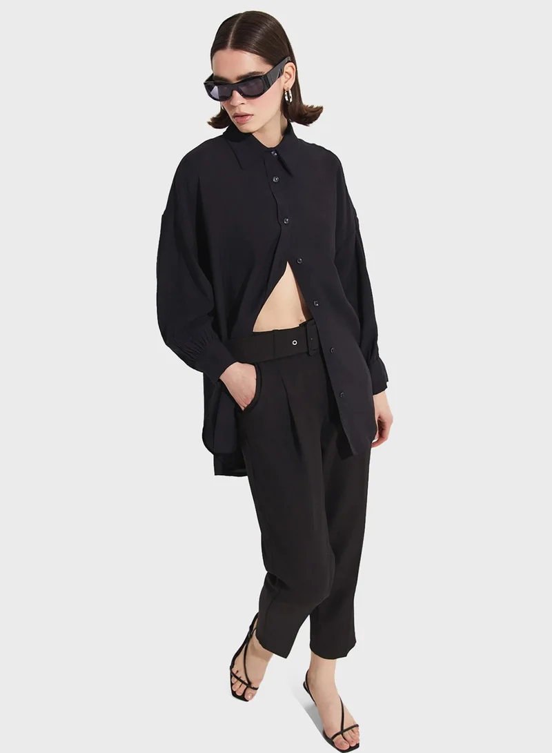 جون High Waist Pants