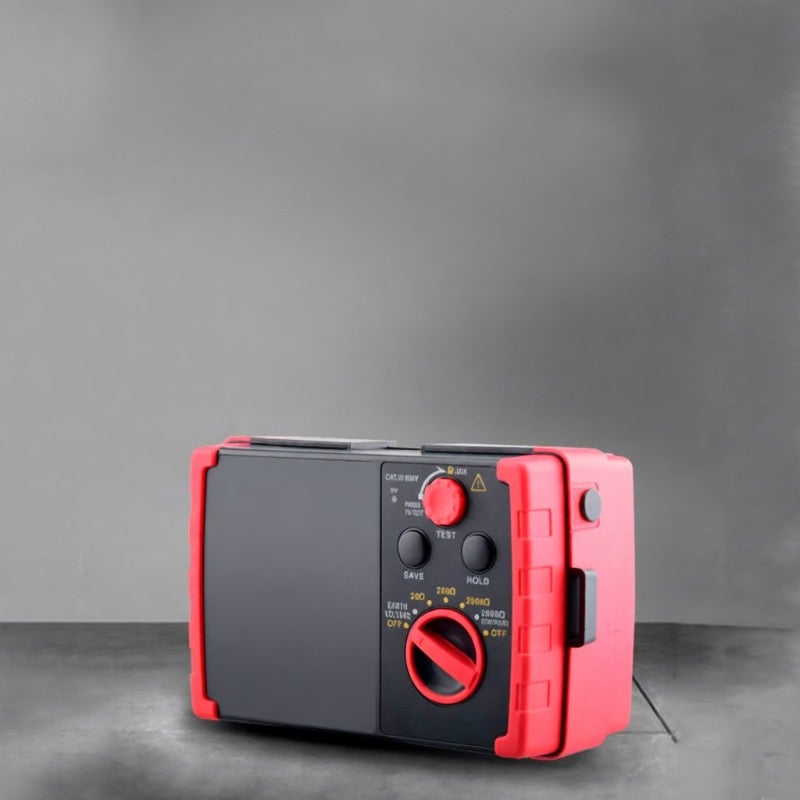 Grounding Resistance Tester: Red Intelligent Microcontroller-Powered Device - High Accuracy Reliable Dual Measurement Modes for Electrical Equipment Lightning Protection Grounding System Testing - Image 5