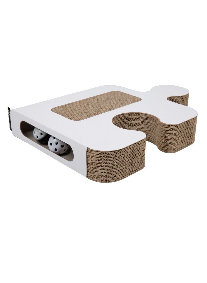 District 70 Puzzle Cardboard Cat Scratch Toy 30X42X6Cm - Image 1