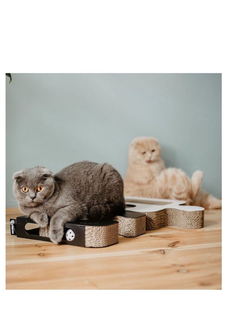 District 70 Puzzle Cardboard Cat Scratch Toy 30X42X6Cm - Image 2