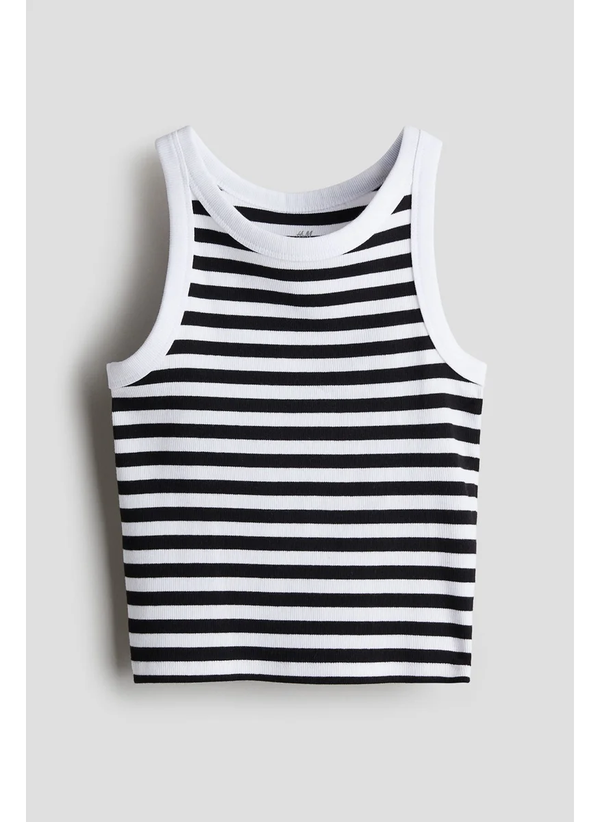 اتش اند ام Ribbed Cotton Vest Top