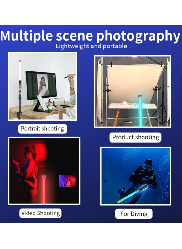 Jmary شريط إضاءة LED RGB مقاوم للماء Jmary FM-128 مع مؤشر عرض OLED - Image 3