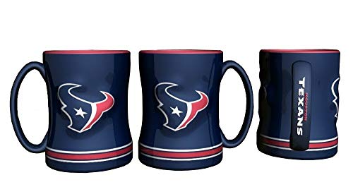 Boelter NFL Sculpted Coffee Mug, 15 Ounces, Houston Texans - Image 4
