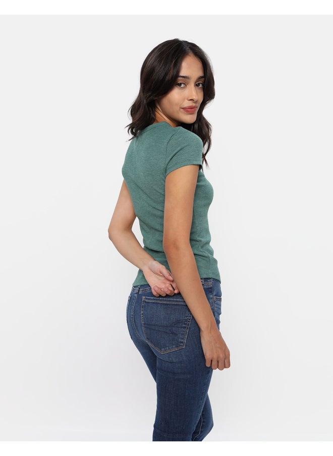 American Eagle - AE Slim Crew-Neck Tee - Image 1