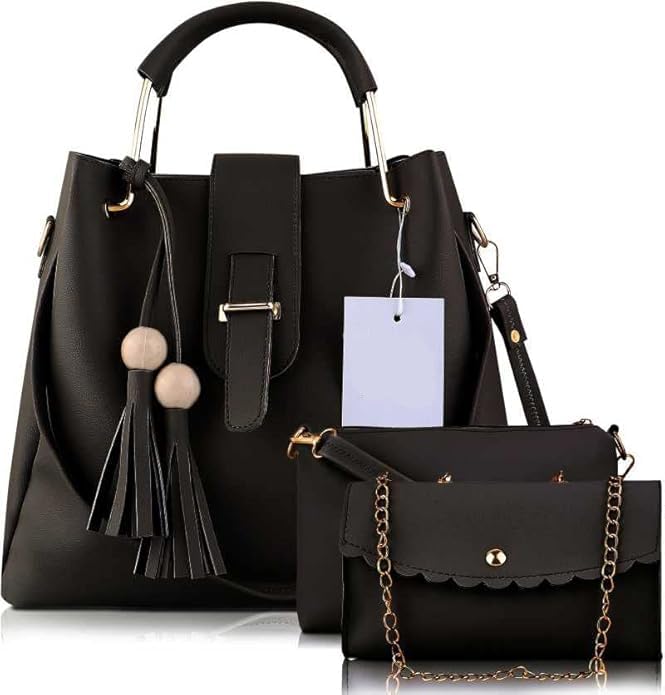 Vintage Handbag For Women And Girls COMBO SET OF 3 - Image 2