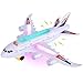 ArtCreativity LightUp Airplane Toy with Bump Go Action Flashing LED Lights Takeoff Sounds Kids Airplane Toy with Moving Wheels Fun Birthday Gift for Boys Girls Ages 38 - Image 2