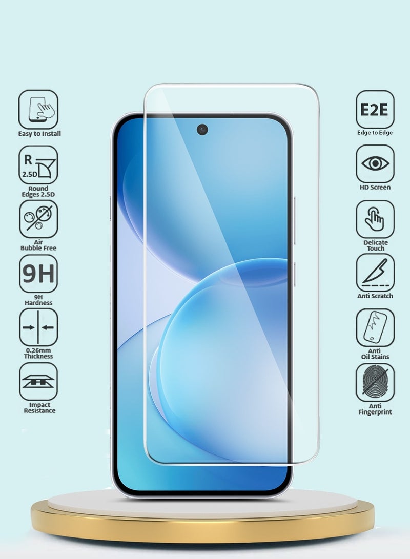 GMAX Oppo Reno16 F 5G 2026 /Reno 16 FS 5G 2026 GMAX Premium Series Curved Edges 9H 2.5D Tempered Glass Screen Protector - Clear - Image 2