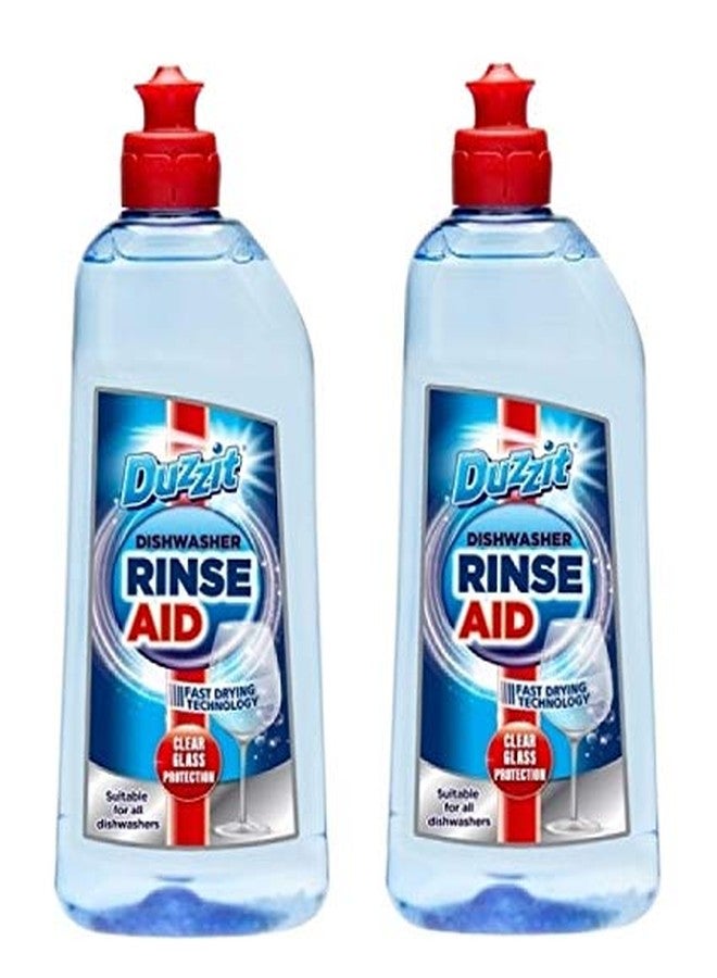 Duzzit Dishwashing Rinse Aid 500 Ml Pack of 2