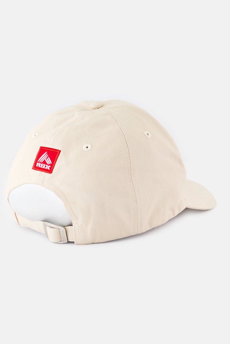 RBX Men Embroidered Logo Cap, Beige  - Image 2