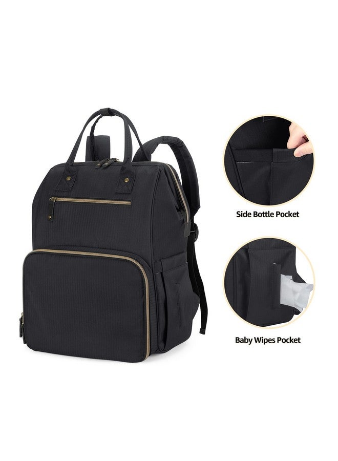 Damero Breast Pump Backpack With Inner Divider Pumping Bag With Laptop Sleeve And Multiple Pockets Fits Most Brands Breast Pumps And Cooler Bag Black Patent Design  - Image 5