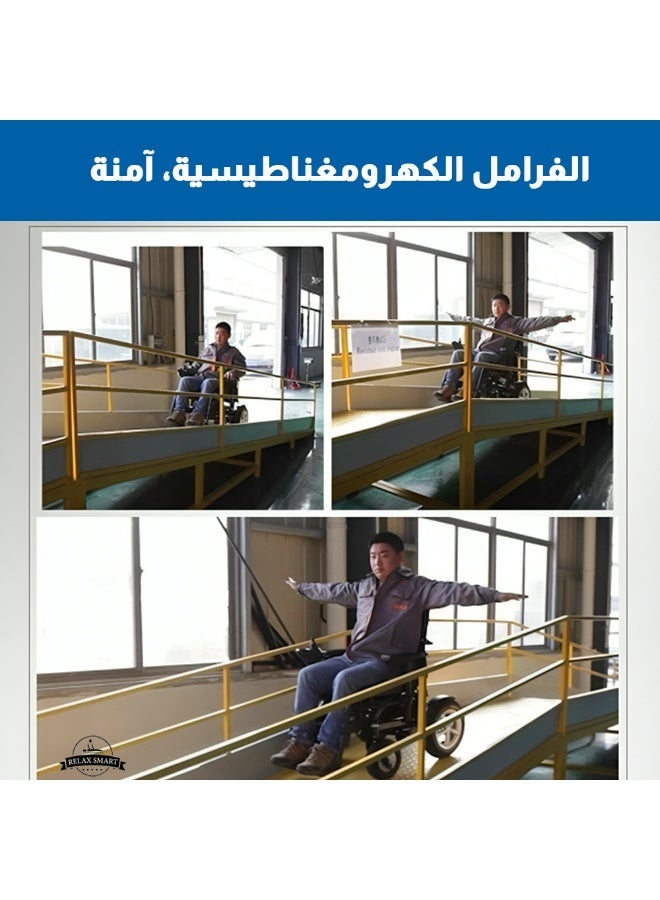 Relax Smart Lightweight Foldable Electric Wheelchair – 23kg Portable Carbon Fiber Mobility Chair for Adults - Image 3