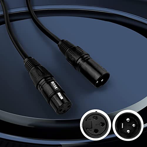 Czgor DMX Cable 10 ft, 8 Pack Flexible 3 Pin DMX Cable Pack XLR Male to Female Lighting Wire Cable for Stage Signal Connection - Image 5