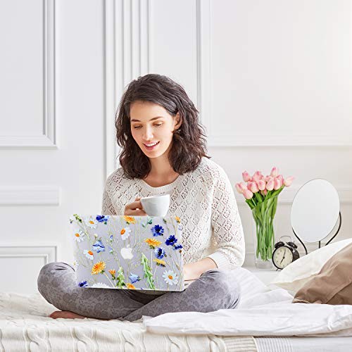 iDonzon Case for MacBook Pro 13 inch (A1502/A1425, 2012-2015 Release), 3D Effect Matte Clear See Through Hard Cover & Keyboard Cover Compatible Pro 13.3 with Retina Display(NO CD-ROM), Floral Pattern - Image 3