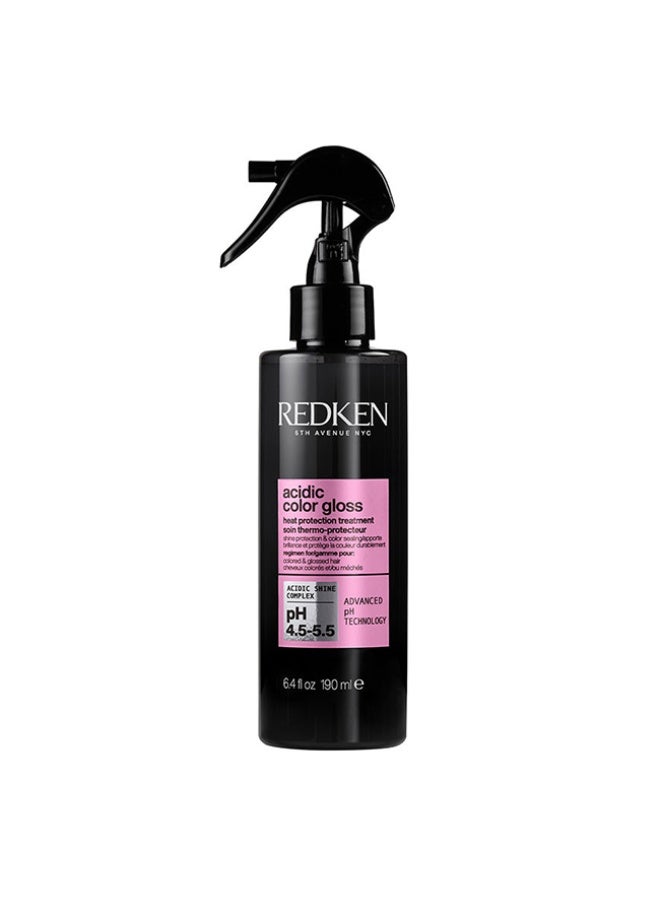 Redken Acidic Color Gloss Heat Protection Treatment 190ml - Image 1