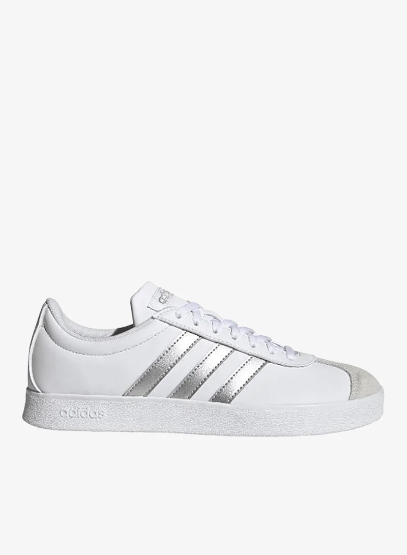 adidas أحذية أديداس ف إل كورت بيس الرياضية بيضاء مقاس .