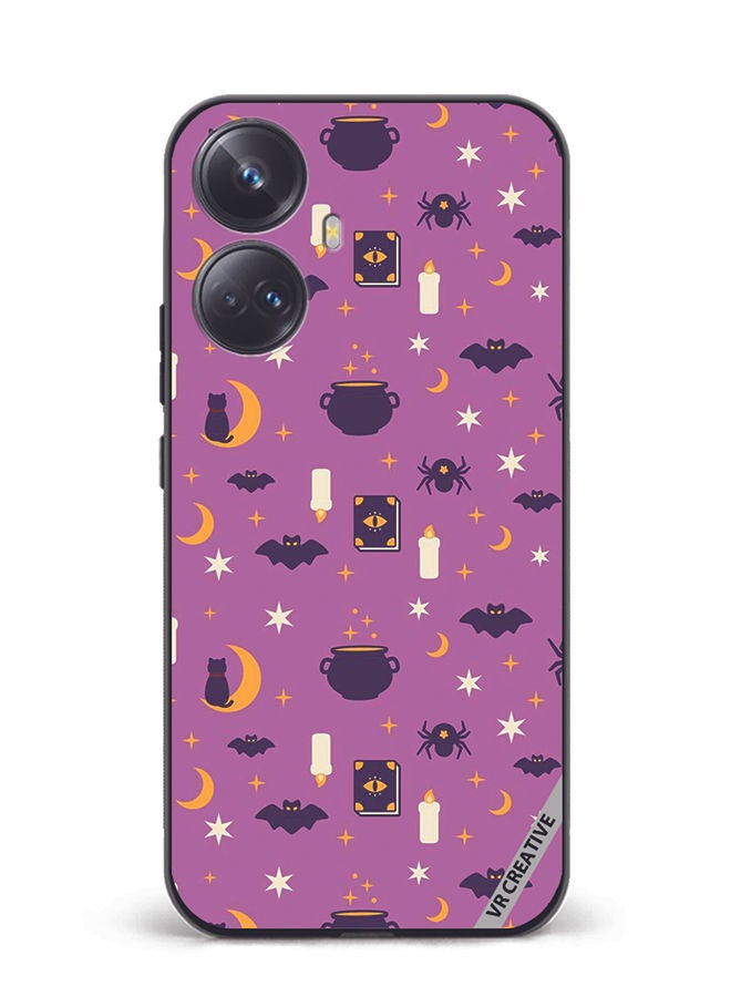 VR CREATIVE Protective Case Cover For Realme 10 Pro Plus Halloween 2 Design Multicolour - Image 1