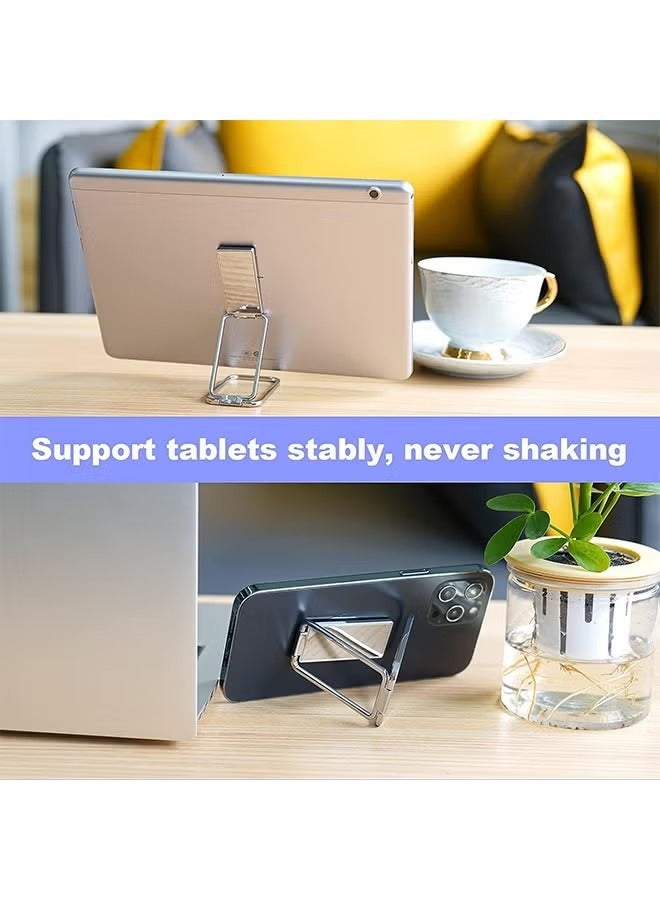 Cell Phone Ring Holder Finger Kickstand, 360° Rotation Foldable Metal Ultra-Thin Cellphone Back Grip Stand, Magnetic Phone Holder for Car Mount Phone Tablets(Black)  - Image 5