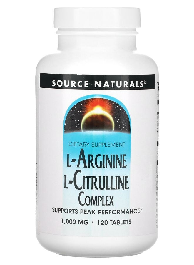 مركب L-أرجينين L-سيترولين 1000 ملغ 120 قرص