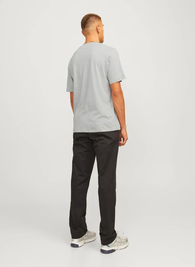 JACK & JONES Logo Print Crew Neck T-Shirt