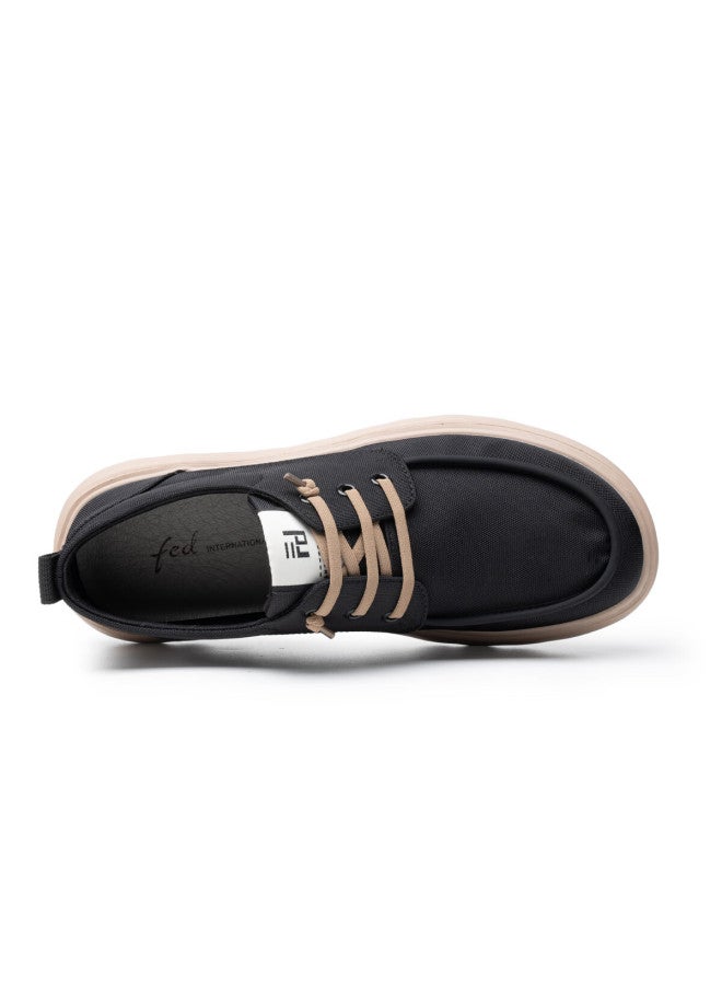 Fed Casual Canvas Shoes Men Spring And Autumn Slip-on Breathable Lace-up Trendy Sneakers - Image 3