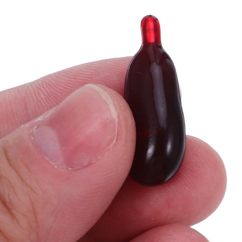 Halloween Fake Blood Capsules 9Pcs Lifelike Prank Props For Cosplay Stage Makeup - Image 5