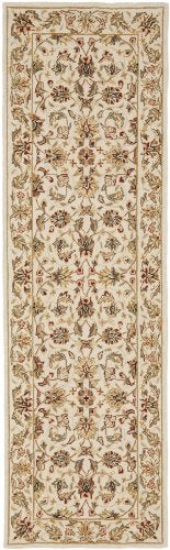 SAFAVIEH Chelsea Collection Runner Rug - 2'6" x 10', Ivory & Ivory, Hand-Hooked French Country Wool, Ideal for High Traffic Areas in Living Room, Bedroom (HK78C) - Image 2
