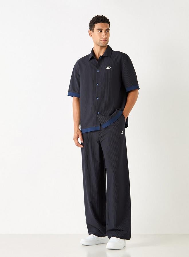 Starter Relaxed Fit Striped Shirt with Short Sleeves - Image 2