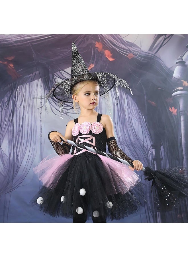 عام الأطفال زهرة الساحرة اللباس الفتيات تنكر المعالج اللباس توتو تنورة - Image 3