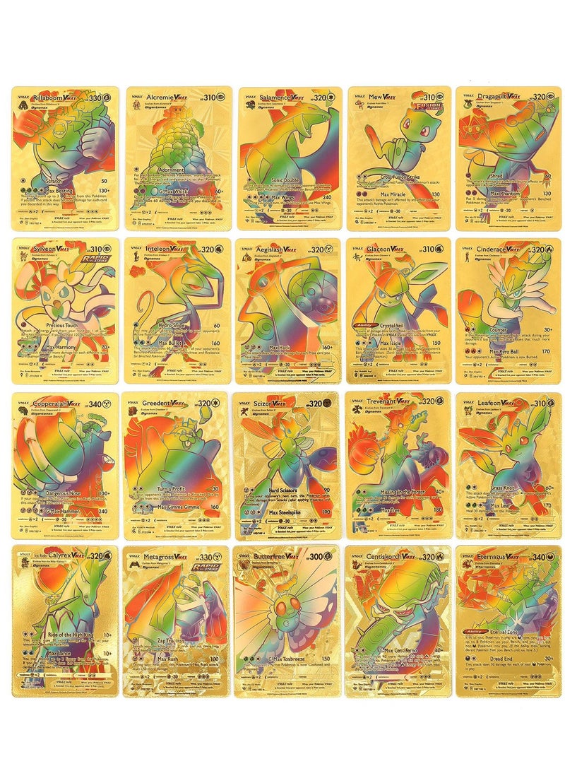 RedMapleTEK 55 Anime Cards, Rare British Charizard Print Black and White, Collectible Cards Game Toy Gift - Image 4