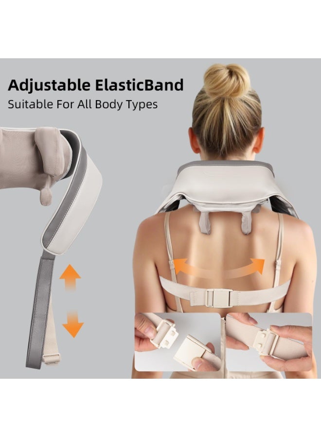 Shiatsu Neck & Shoulder Massager with Heat – Bi-Directional Kneading, Hands-Free, USB Rechargeable - Image 4