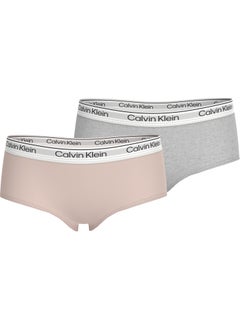 Calvin Klein Jeans Kids 2 Pack Logo Band Shorty 