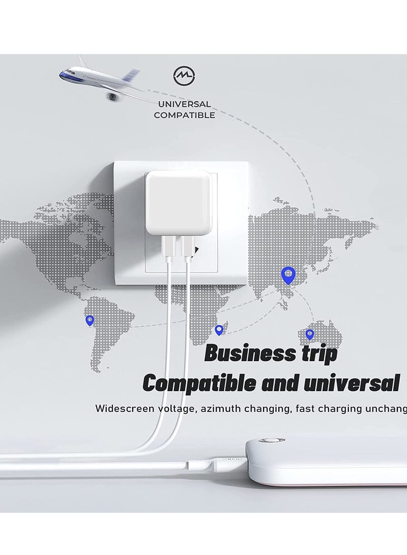 iPhone Fast Charger Plug & Cable 10FT iPhone 20W USB C USB C Charger Power Adapter w/ USB C to Lightning Cable iPhone - Image 3