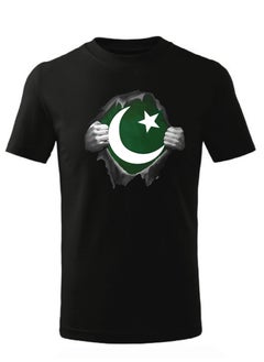 Generic Short Sleeve Round Neck Tshirt for the Pakistan cricket team (Design 10)  - Image 1