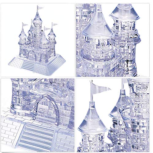 Coolplay 20 Songs Musical 3D Crystal Castle Puzzle for Adults Brain Teaser LightUp Base Included 105pcs - Image 5