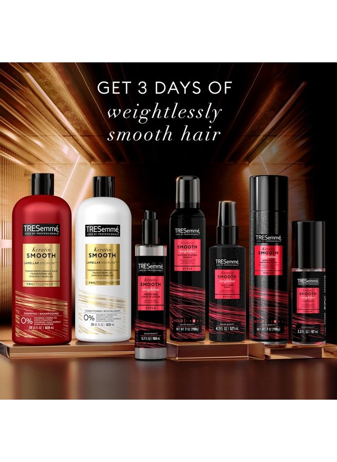 TRESemmé Silky Shine Spray Keratin Smooth For Heat Activated Sleek & Shine Weightless 4.1 Oz  - Image 4